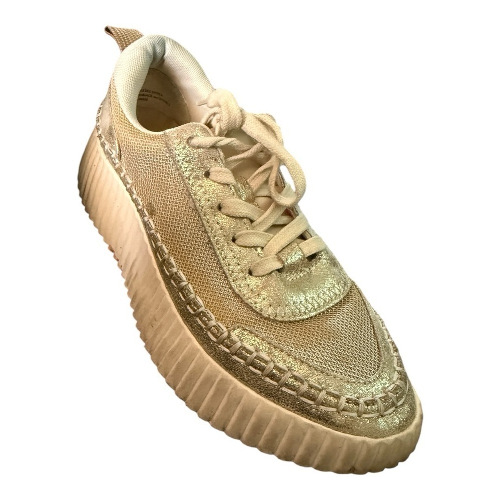 Dolce Vita Women's Gold Knit Sneakers size 6.5 - Picture 13 of 13